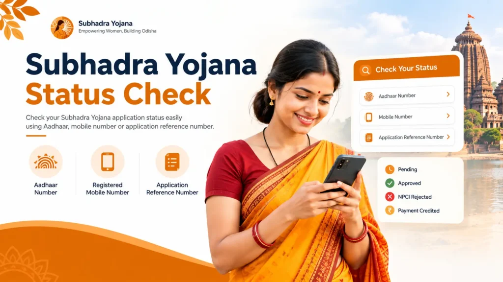 Subhadra Yojana Status Check online